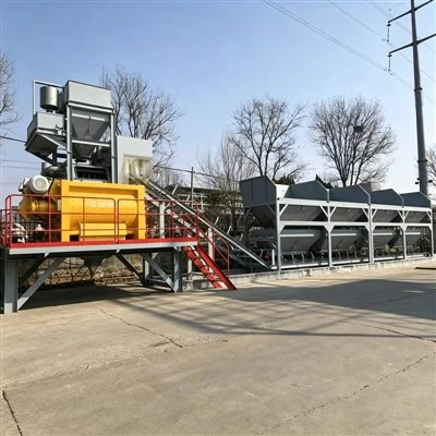 Twin Shaft Concrete Mixing Plant