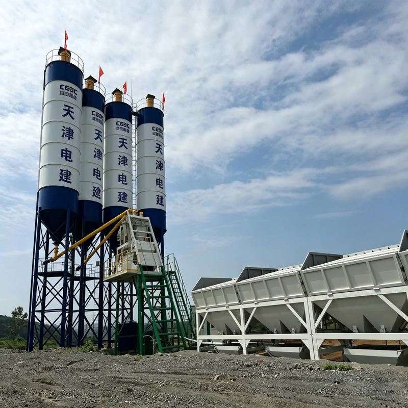 Stationary Concrete Mixing Plant